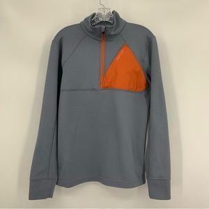 Marmot Sweatshirt Hanging Rock 1/2-Zip Pullover Gray Size S